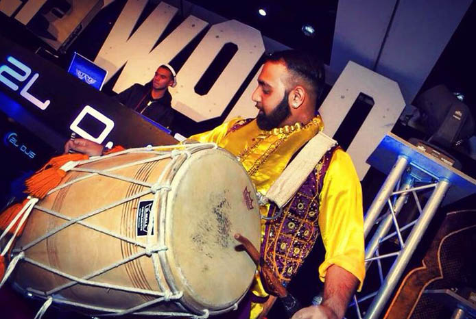 Dhol Players With Bollywood DH
